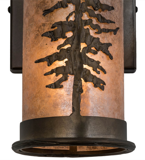 5" Wide Tall Pines Wall Sconce