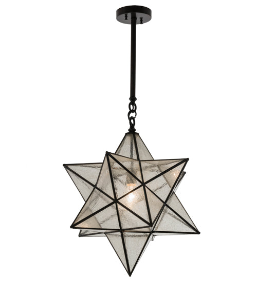 18"W Moravian Star Pendant