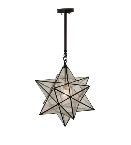 18"W Moravian Star Pendant