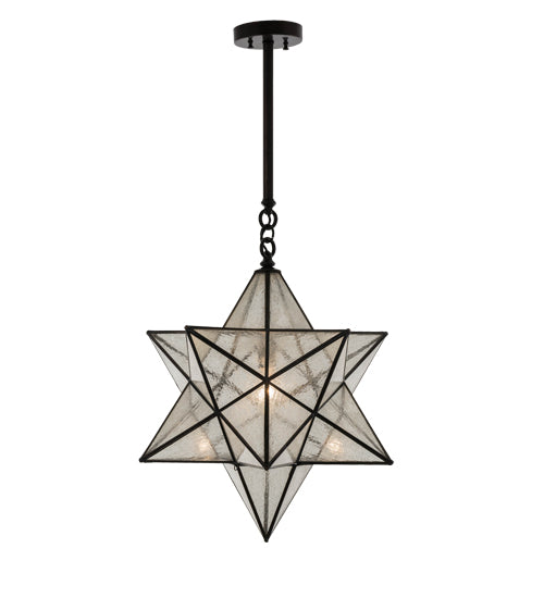 18"W Moravian Star Pendant