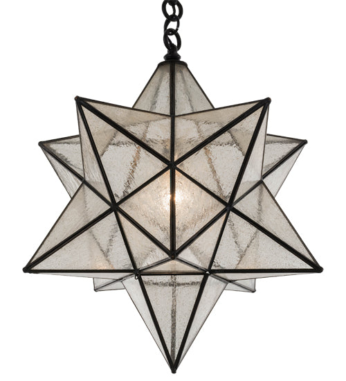 18"W Moravian Star Pendant