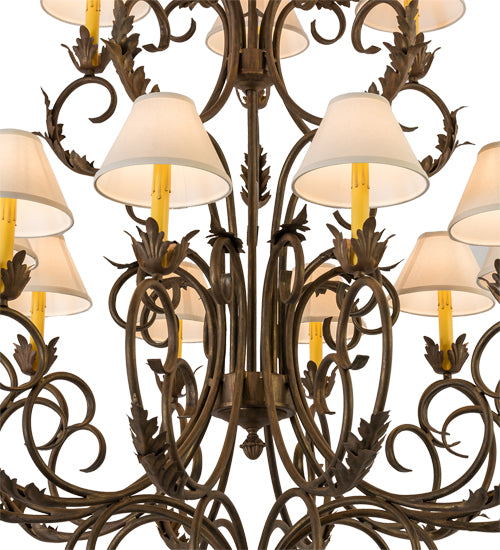 46"W Alexandria 15 Lt Chandelier