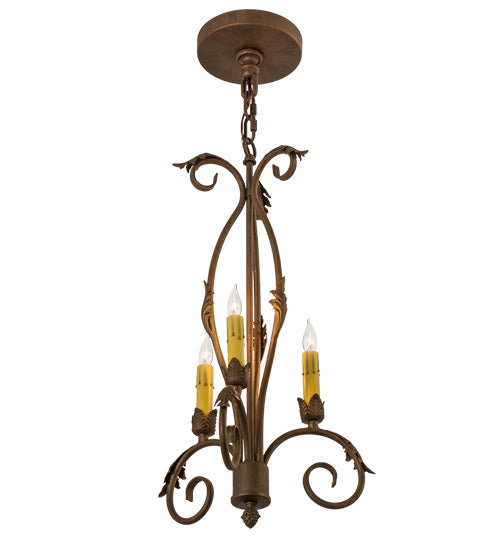 12"W Alexandria 3 Lt Chandelier