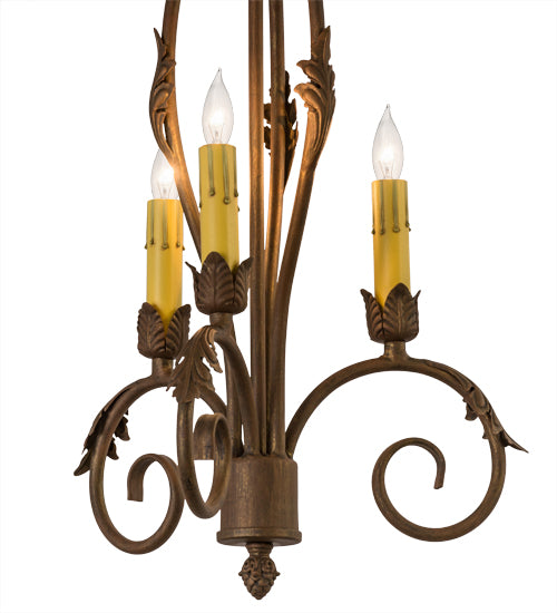 12"W Alexandria 3 Lt Chandelier