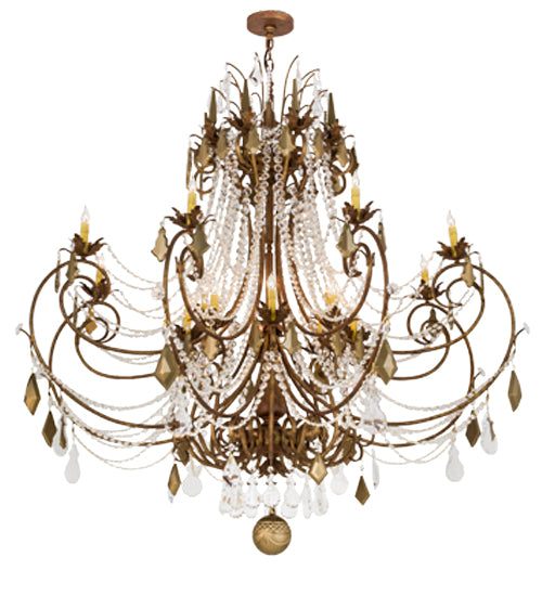 64" Wide Minuet 16 Light Chandelier