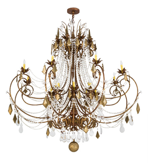 64" Wide Minuet 16 Light Chandelier