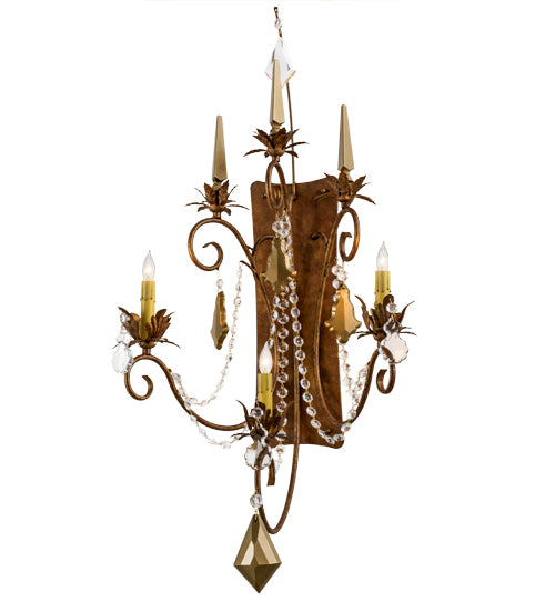 21" Wide Minuet 3 Light Wall Sconce