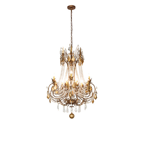 38" Wide Minuet 12 Light Chandelier