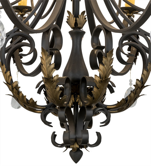 54"W Ingrid 12 Lt Chandelier