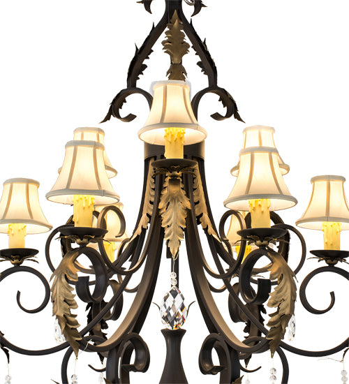 36"W Ingrid 9 Lt Chandelier