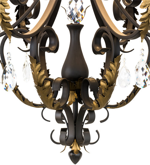 36"W Ingrid 9 Lt Chandelier