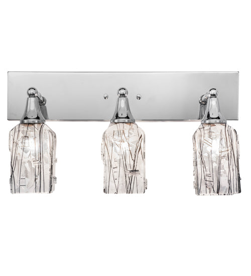 24" Wide Metro Fusion Licorice 3 Light Vanity Light