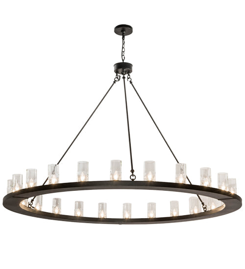 72"W Loxley 24 Lt Chandelier