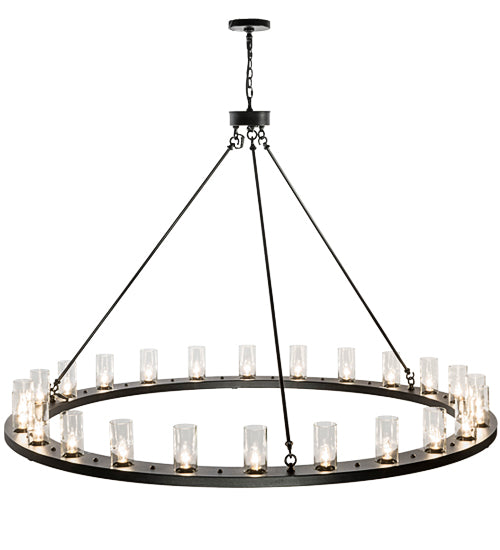 72"W Loxley 24 Lt Chandelier