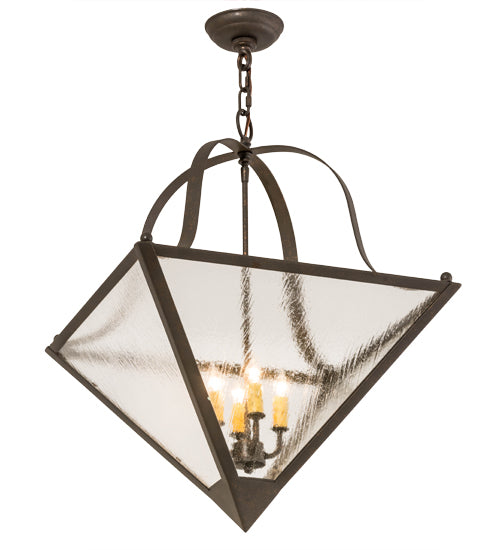 20" Square Zale Inverted Pendant