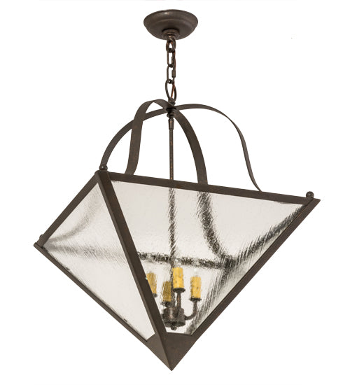 20" Square Zale Inverted Pendant