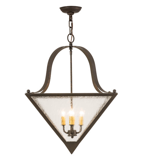 20" Square Zale Inverted Pendant