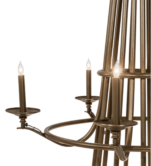 60" Wide Octavia 15 Light Two Tier Chandelier