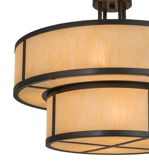 24"W Jayne 2 Tier Pendant