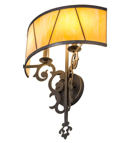 15"W Aneila Honeycomb Wall Sconce