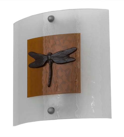 11"W Metro Fusion Dragonfly Wall Sconce