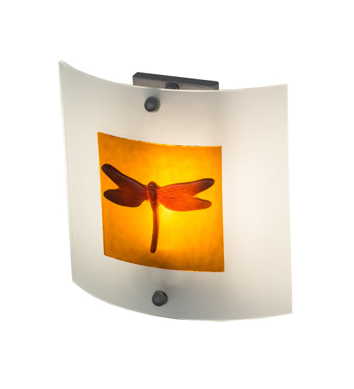 11"W Metro Fusion Dragonfly Wall Sconce