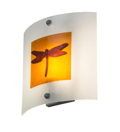 11"W Metro Fusion Dragonfly Wall Sconce