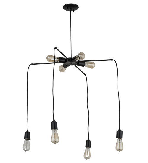 30" Wide Alva 8 Light Chandelier