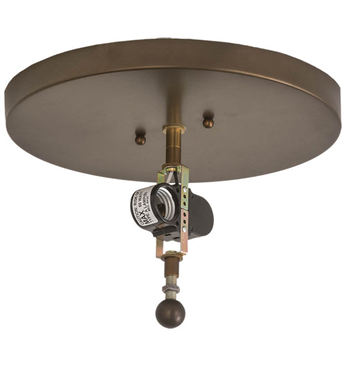 16"W Fly Fishing Creek Flushmount