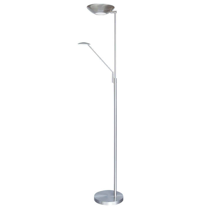 Dainolite Mother & Son LED Floor Lamp, Black Finish