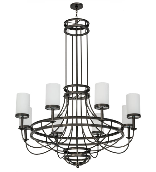 60"W Saxony 8 Lt Chandelier