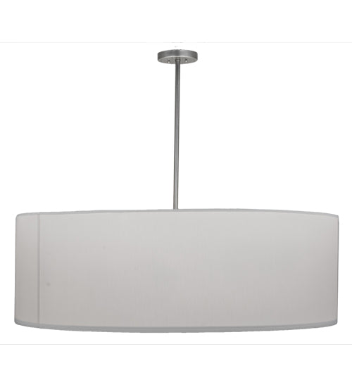 48"W Cilindro White Textrene Pendant