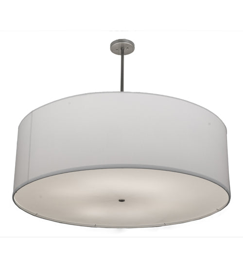 48"W Cilindro White Textrene Pendant