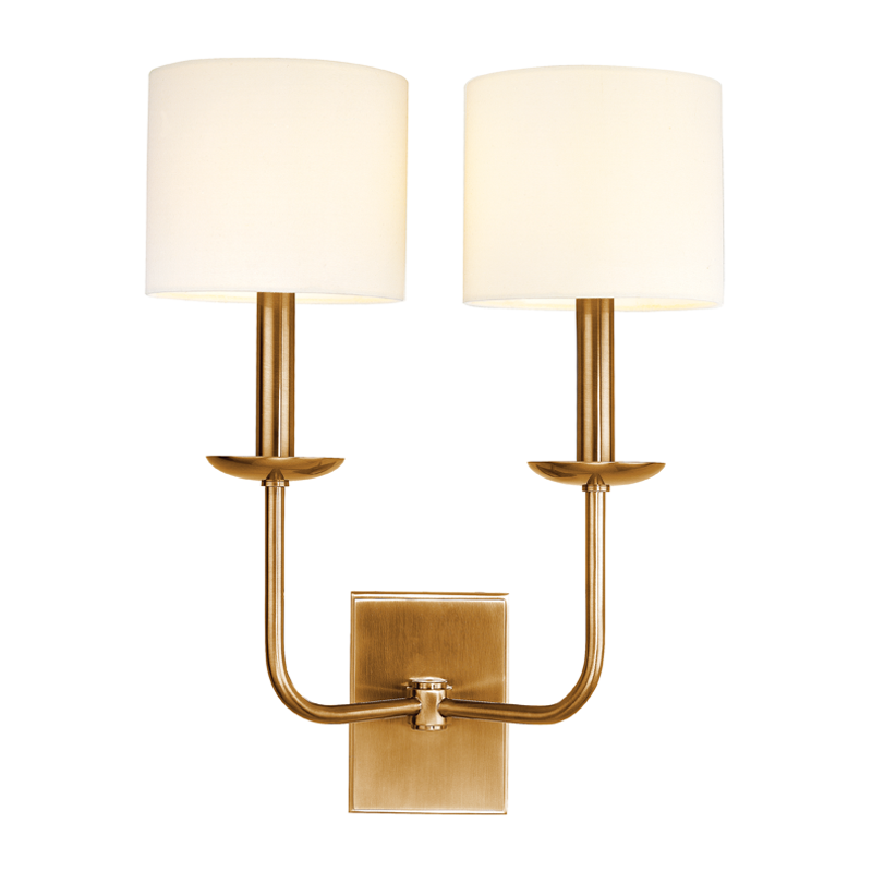 Kings Point Wall Sconce 14" - Aged Brass