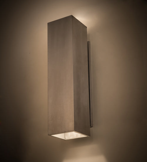 10"W Quadrato Tower Wall Sconce