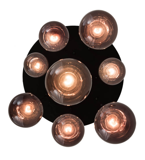 28" Wide Bola 8 Light Cascading Pendant