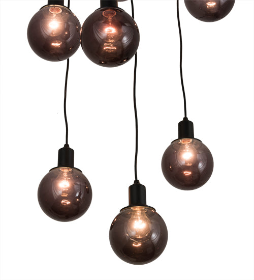 28" Wide Bola 8 Light Cascading Pendant