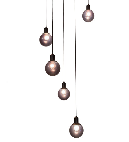 34"W Bola 14 Lt Cascading Pendant