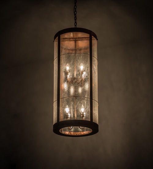 18" Wide Villa 8 Light Pendant