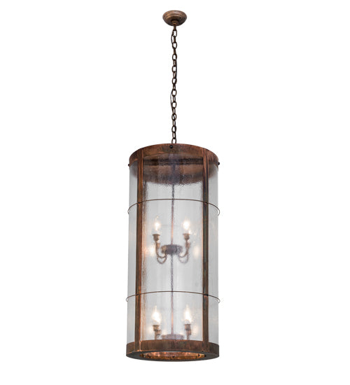 18" Wide Villa 8 Light Pendant