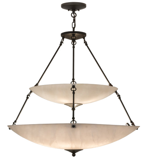 36" Wide Cypola 2 Tier Inverted Pendant