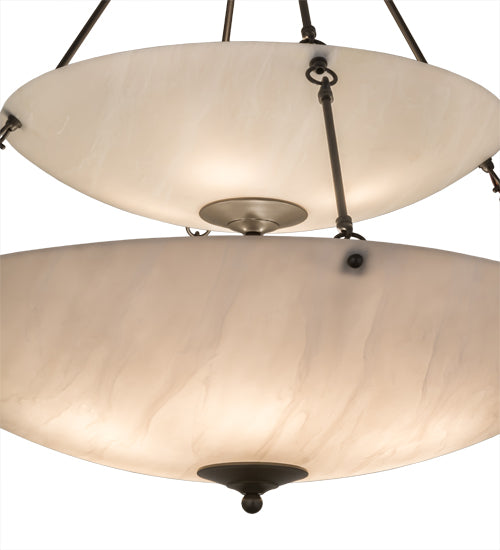 36" Wide Cypola 2 Tier Inverted Pendant