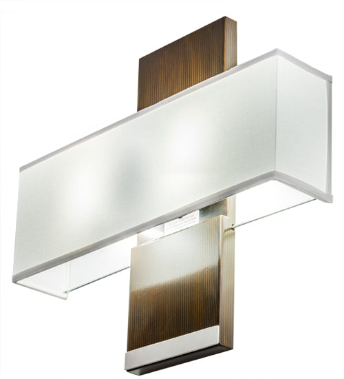 20"W Lineal Intersect Wall Sconce