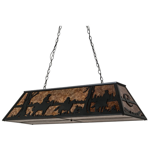 48"L Personalized Rockin' C Ranch Oblong Pendant