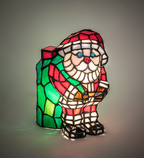 9" High Santa Claus Accent Lamp