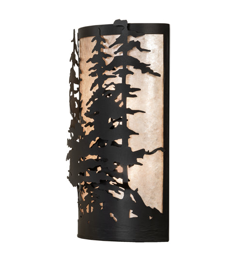 12" Wide Tall Pines Wall Sconce