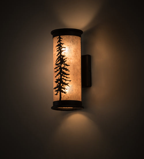 5" Wide Tall Pines Wall Sconce