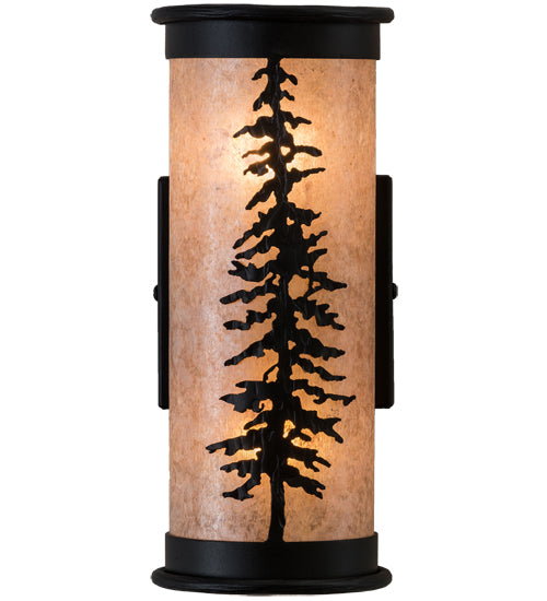 5" Wide Tall Pines Wall Sconce