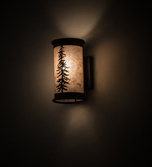 5" Wide Tall Pines Wall Sconce