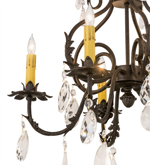 24" Wide Chantilly 5 Light Chandelier